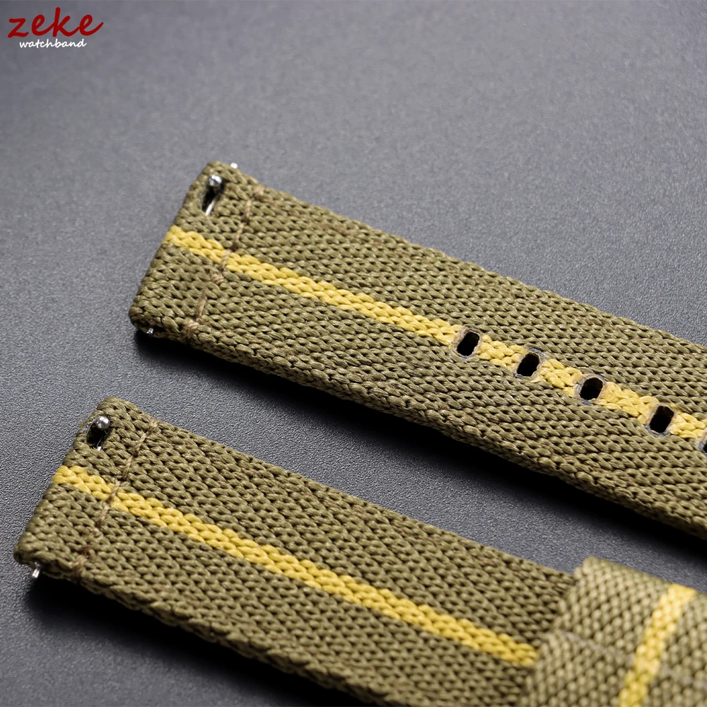 Nylon Watch Strap for Tudor for Omega Band Woven Canvas Fabric Wristband Men‘s Military Sports Quick Release Bracelet 20mm 22mm view 5