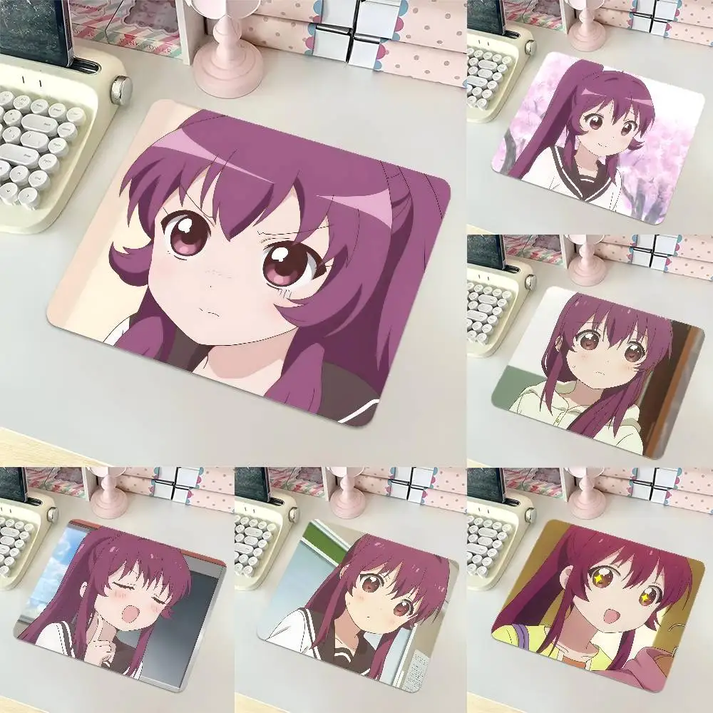 1pc Ayano Sugiura Anime Characters Small Mousepad Keyboard Pad Laptop Cushion Non-slip Deskpad