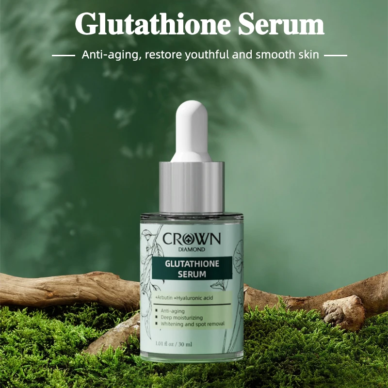 

Crown Diamond 30ML Glutathione Essence Gentle Liquid Cosmetics Deep Hydration Whitening Remove Black Spots Women Skin Care