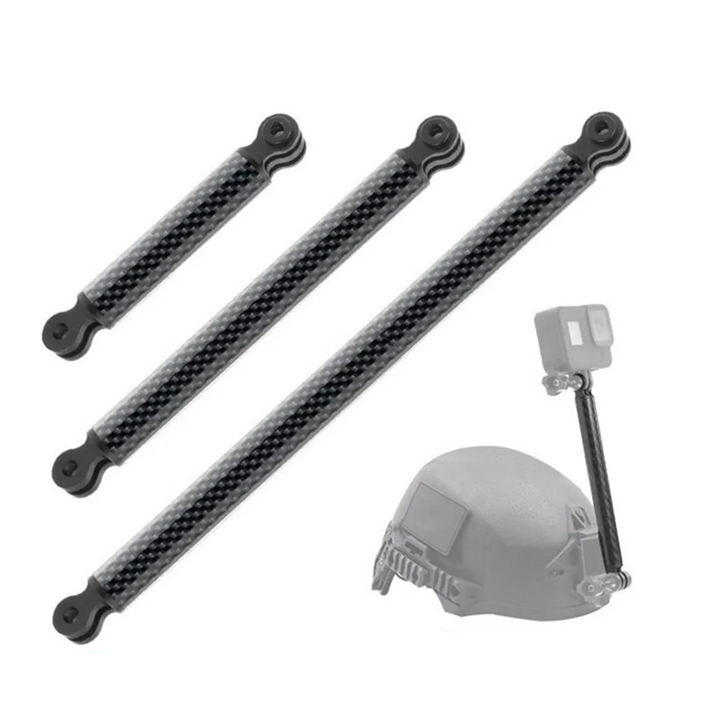 para Insta360 One x r Alumínio Extensão Braço Pole Mount Base para Gopro 10 Max Series Acessórios Capacete Extensão Braço