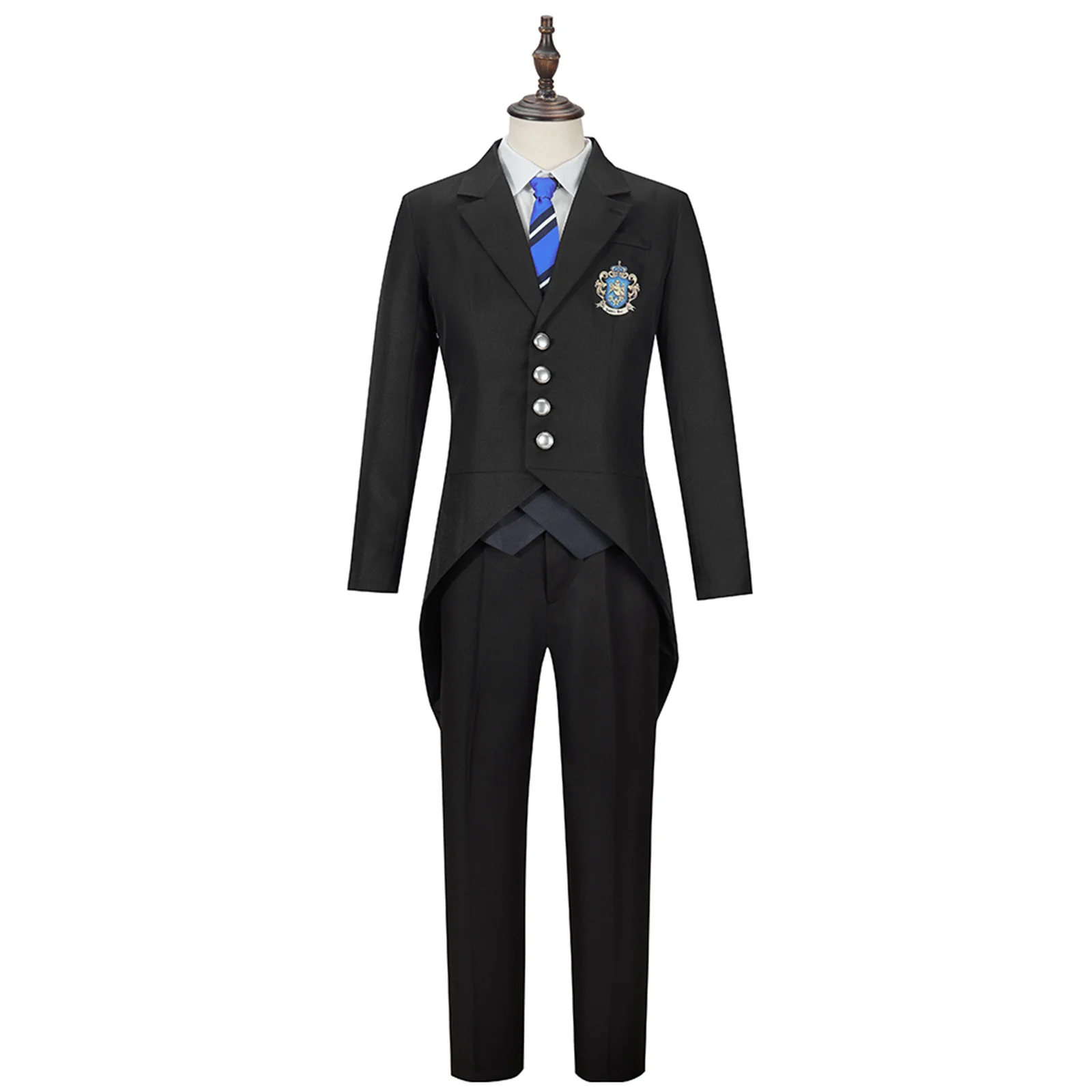 Anime Ciel Cosplay fantasia para homens e meninos, Halloween, Natal, Festa, Conjunto completo