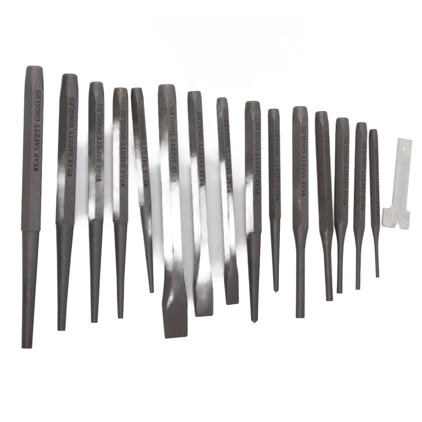 

16Pcs Mechanics Punches and Chisel Set Pin Centre Taper Cold Gauge