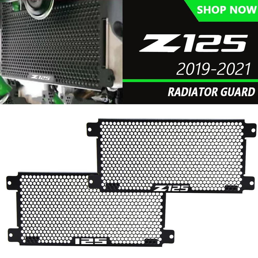

2025 2024 Ninja125 Z125 2019 ~ 2023 Radiator Grille Guard Protector Cover Motorcycle FOR KAWASAKI Ninja 125 Z 125 Performance