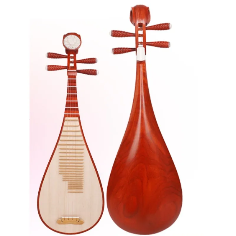 

Rosewood adult high-end beginner pipa musical instrument, professional African rosewood handmade