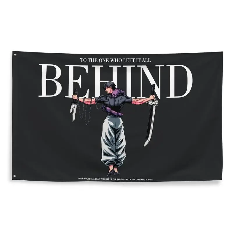Toji Anime Jujutsu Flag Custom Flags for Bedrooms Outdoor Decor Advertising Decorative Home Objects Barber Shop Flaga Tapestry
