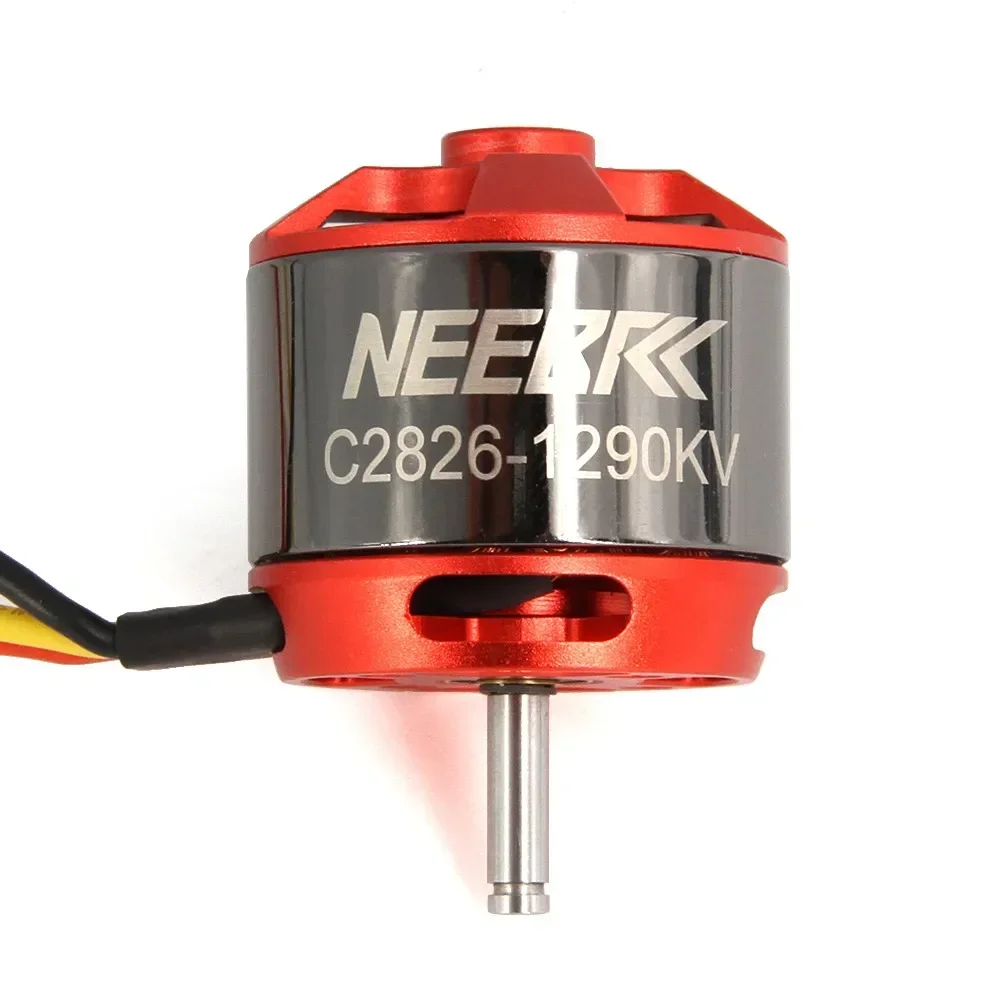 NEEBRC 2826 1290KV 2-4S Outrunner Brushless Motor 5mm for RC FPV Fixwing Plane Aircraft 1290 Propeller ESC Speed Controller Part