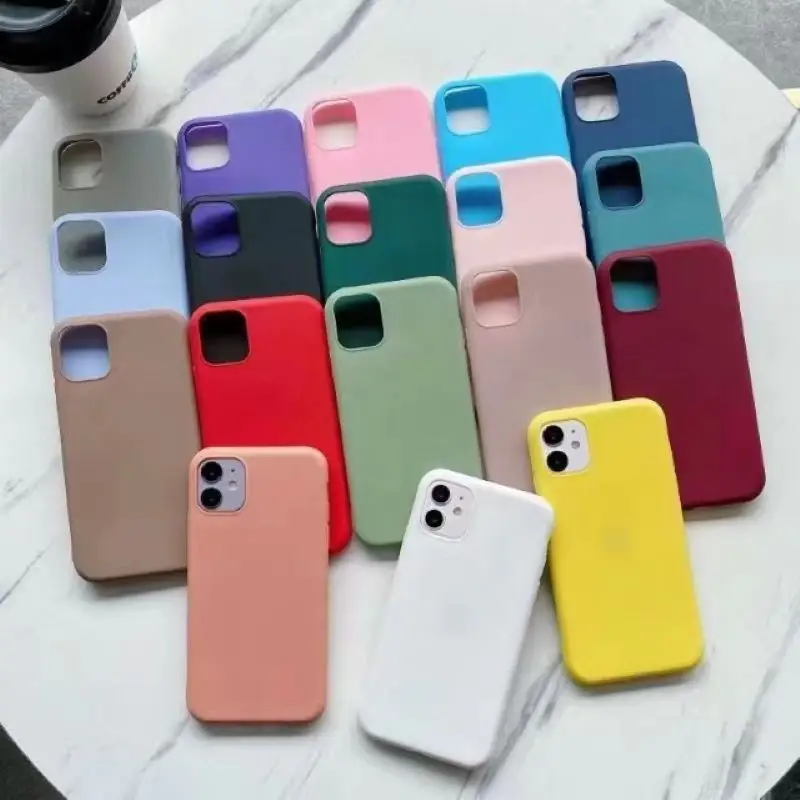 

Original TPU Silicone Phone Case For iPhone 16 15 Promax Case For Apple iPhone 14 13 12 11 Pro max X XS 7 8 Plus SE XR Cover