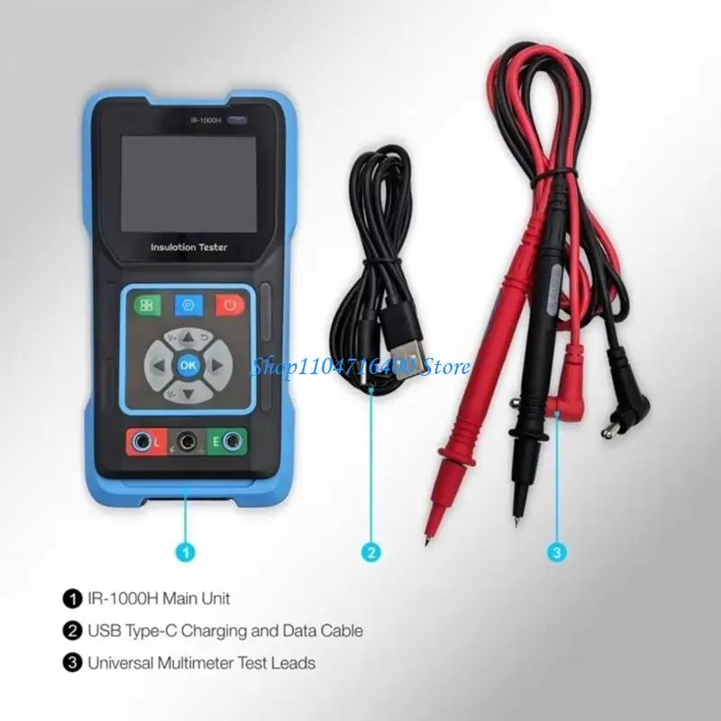 y1gd Insulation Resistance Meter with 1000V Output for Diagnostics
