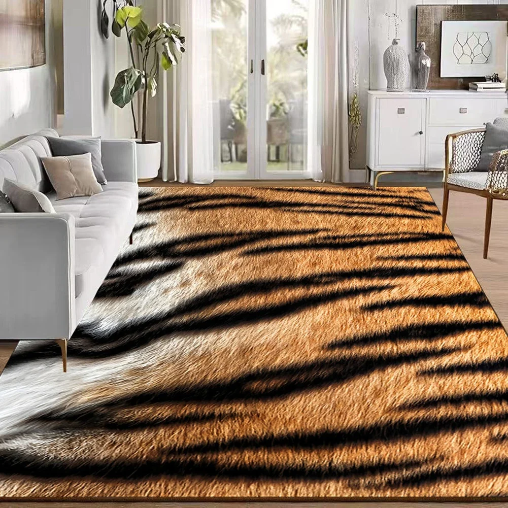 For Living Room Non-Slip Area Rug Print Rug For Living Room D Cor 4 'x6 ' Home Construction Statement Decor Piece
