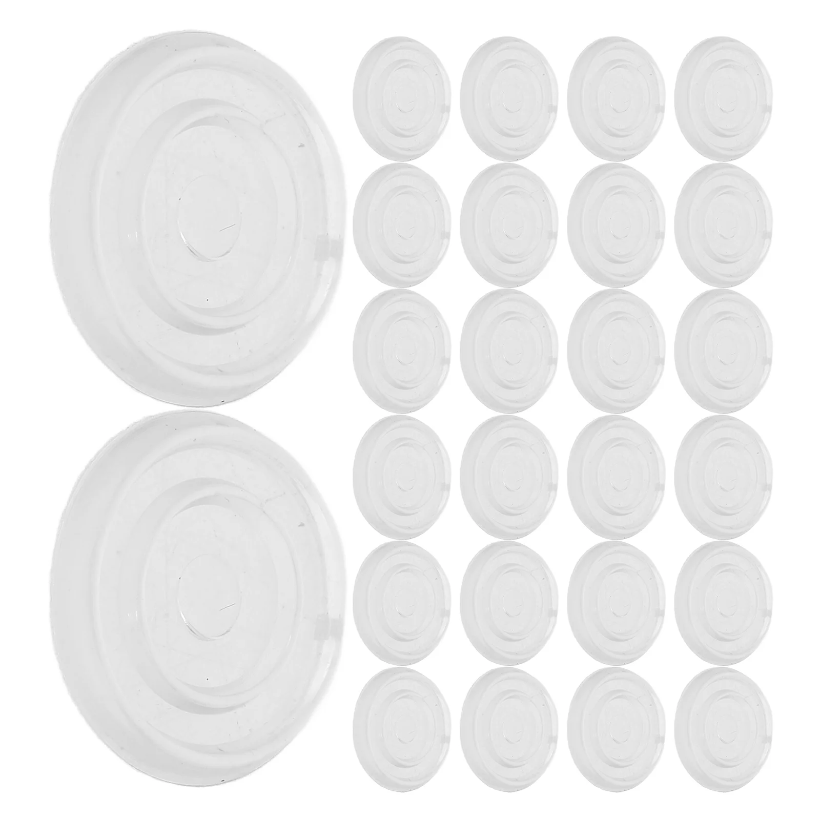 

100pcs PVC Furniture Feet Protectors 18mmx100 Non Slip Chair Gasket Pads for Carpet Replaceable Home Supplies Wear Resistant