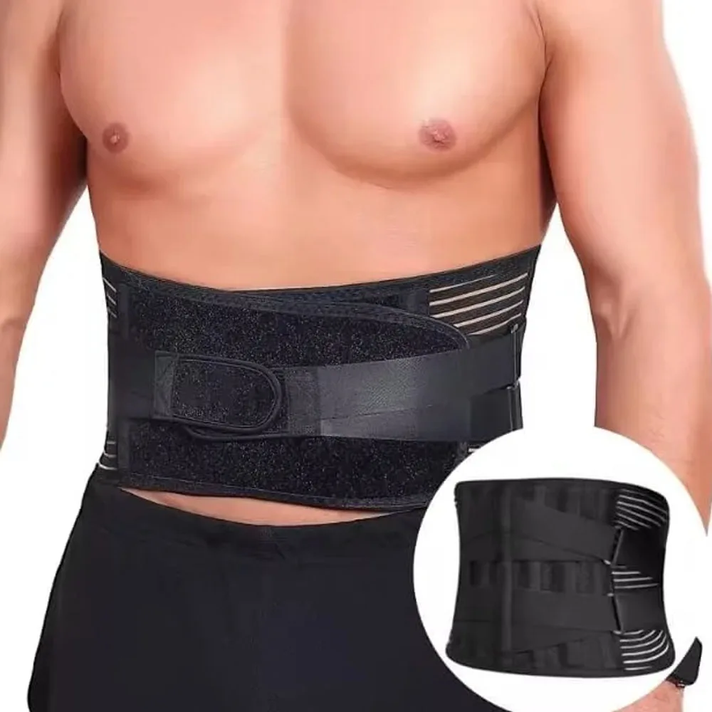 

Back Brace for Men & Women - Lower Back Support Belt for Sciatica, Bulging Disc & Pelvic Pain Relief - Adjustable Lumbar Support