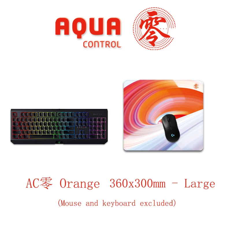 360x300x4mm X-Raypad Aqua Control Zero Gaming Mouse Pads With Durable Stitched Edges Non Slip Rubber Base xraypad Keyboard Mat