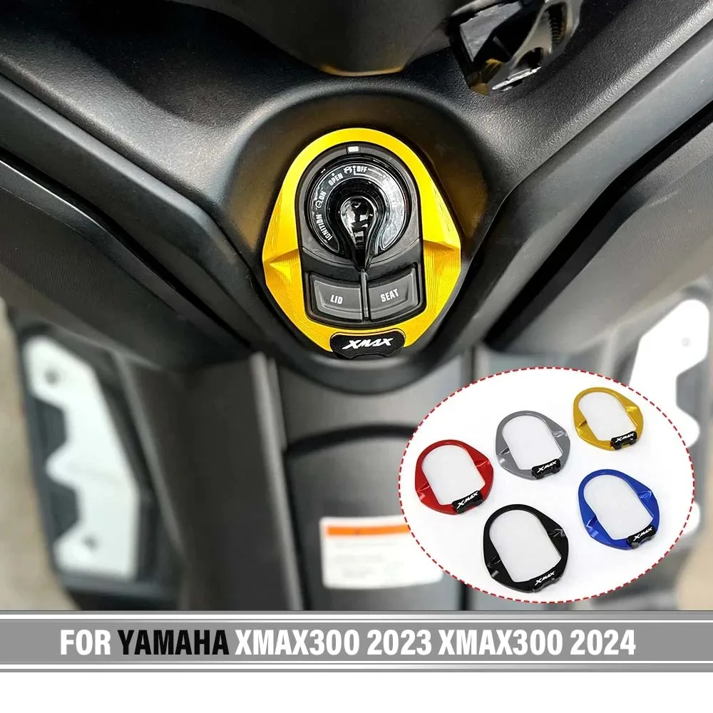 

Аксессуары для мотоциклов, электрический дверной замок, приборная панель, накладка на рамку для YAMAHA XMAX 300 2023 XMAX 300 2024