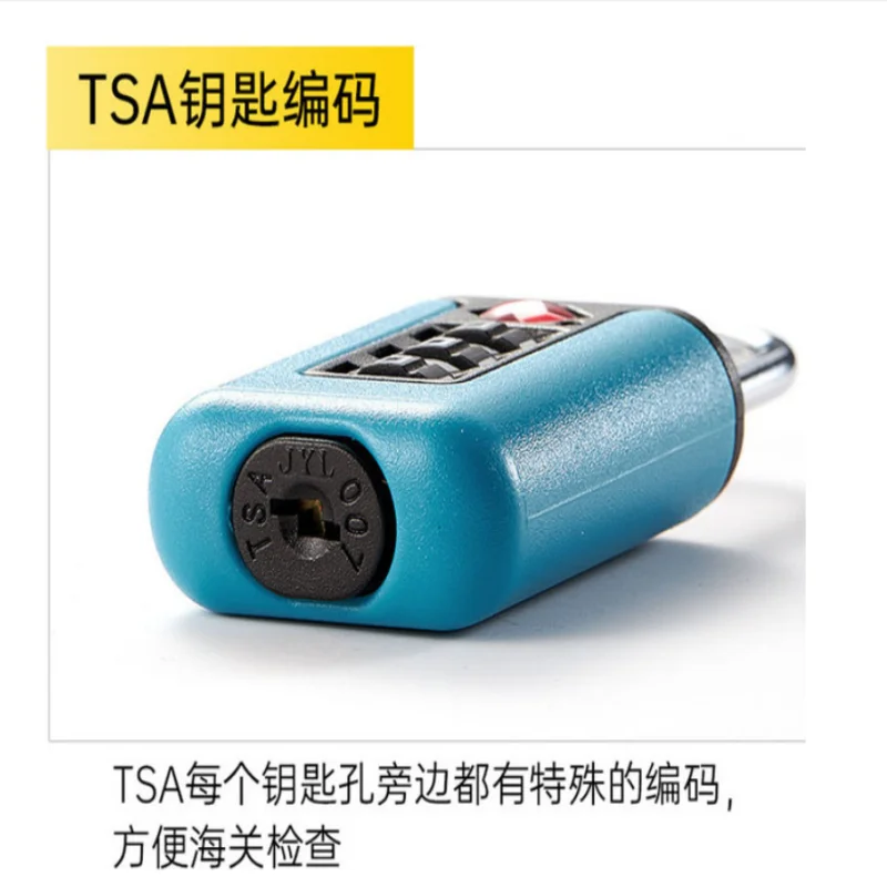 Approved Luggage Lock 3 Digit Combination Password Lock Travel Suitcase Security Padlock Black 5