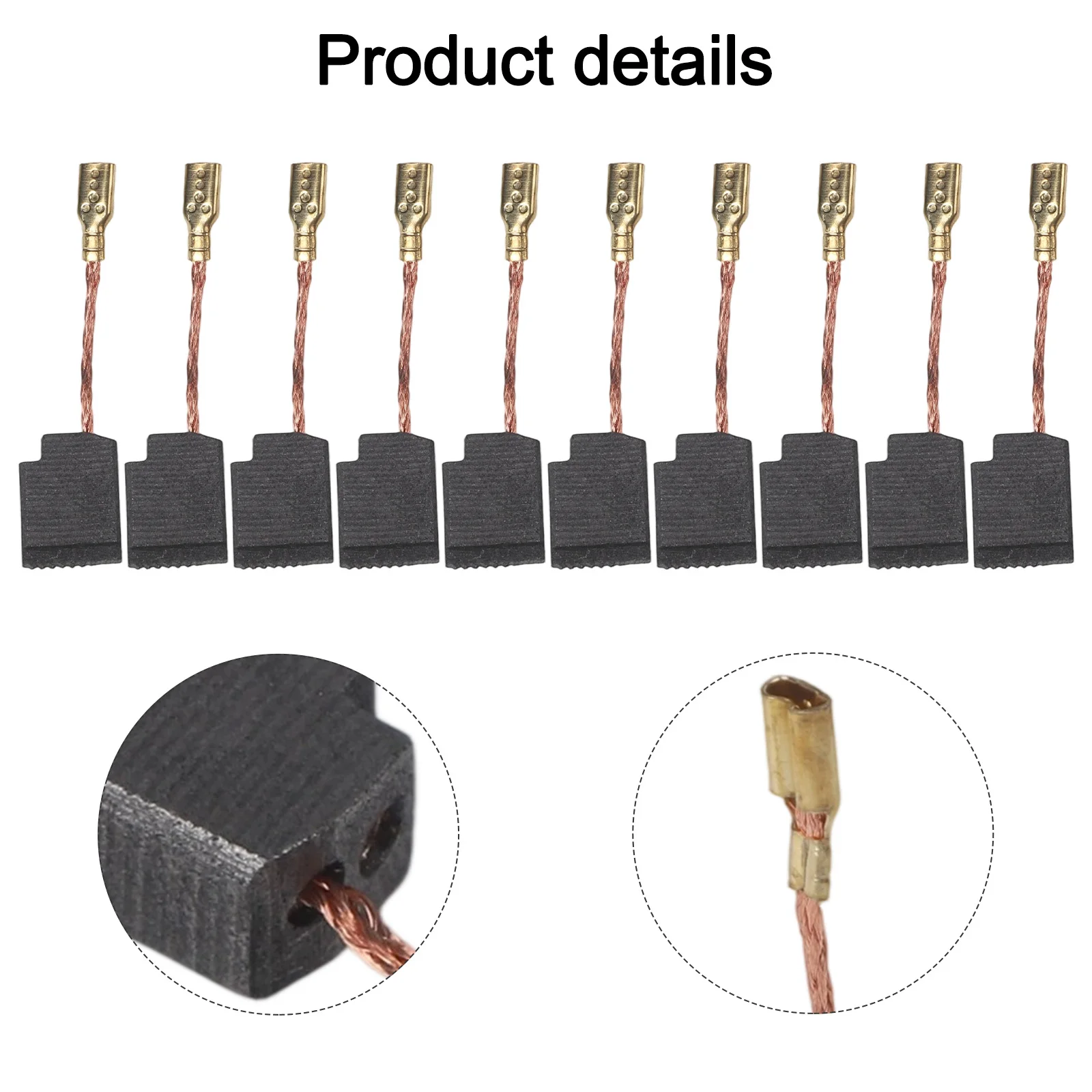 

Запасные угольно-металлические щетки для двигателей с переболтовкой, для моделей D28110, D28112