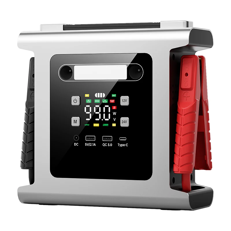 

12/24V Heavy Duty Jump Starter Peak Current 12428A/9320A Battery Booster Pack 12v 24v Jump Starter 12/24v with PD65W