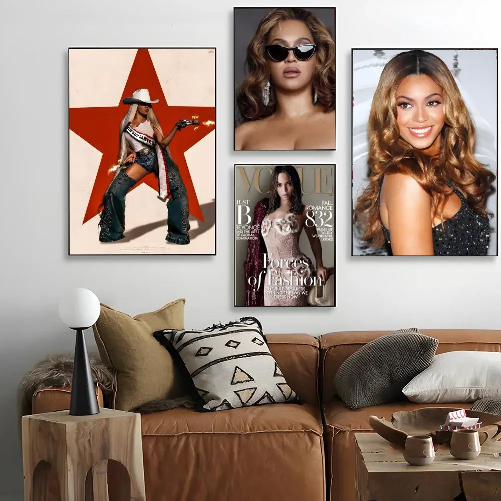 singer pop B-Beyonce Poster retro art living room decoration bar Promotional