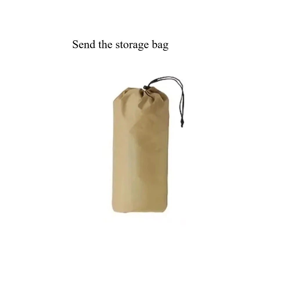 خيمة المظلة للتخييم في الهواء الطلق واقية من الشمس مظلة مطاطية سوداء محمولة سميكة غراء فضي خيمة مطر للتخييم