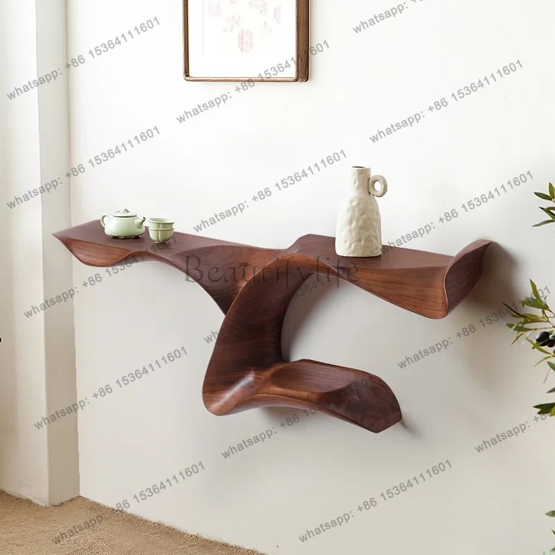 XX.Unique Aesthetic Console Table Neutral Minimalist Trendy Porch Console Table Cool Eclectic Mesa Salón Centro Hallway Furnitur