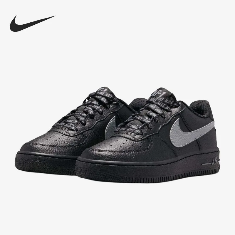 

NikeAirForce1 New Black and Grey Classic Campus Board Shoes IR0270-001