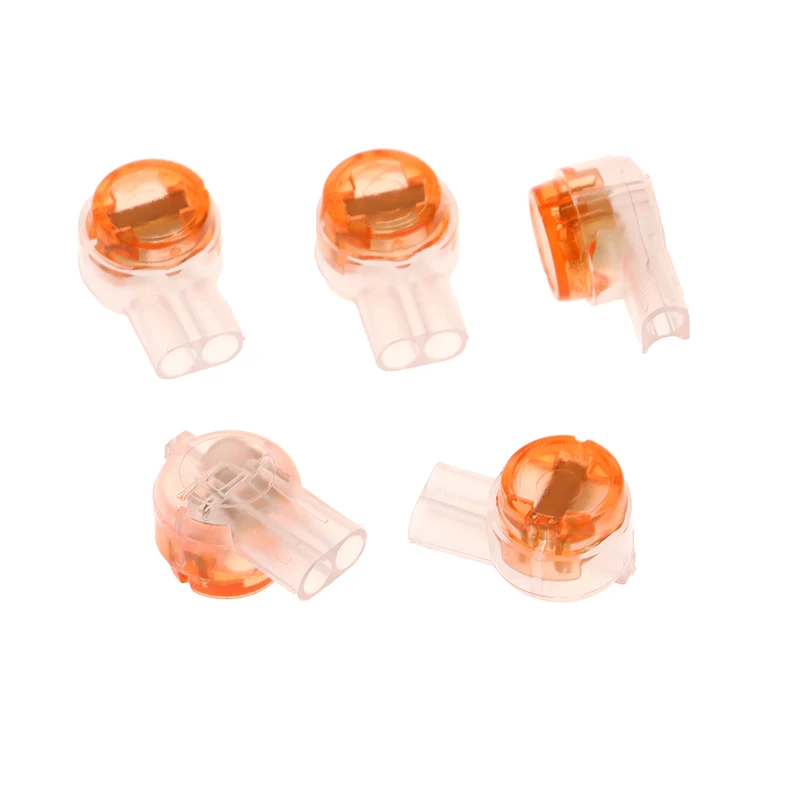 100Pcs K2 Wire Splice Connector Waterproof Uy Gel Filled Wire Button Connector Clear Phone Splice Network Cable Terminals