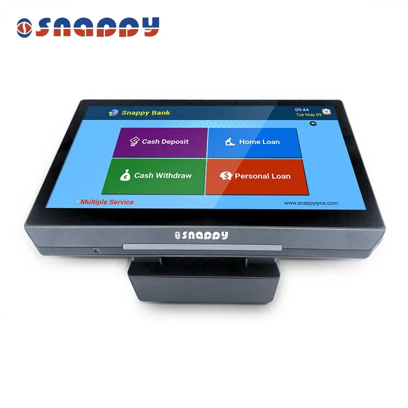 10inch Queue Management System Desktop Ticket Dispenser