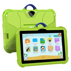 Tablette PC de 7 pouces avec puce MTK pour enfants, Wi-Fi, 4 Go de RAM, 64 Go de ROM, Android 9.0, prise en charge de Google Play, Bluetooth, 4000mAh, nouveau