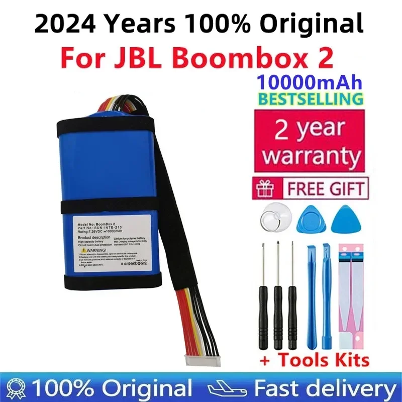 

100% Original New Speaker Battery for JBL Boombox 2, SUN-INTE-213, SUN-INTE-268 10000mAh Batterie Batteries Fast Shipping