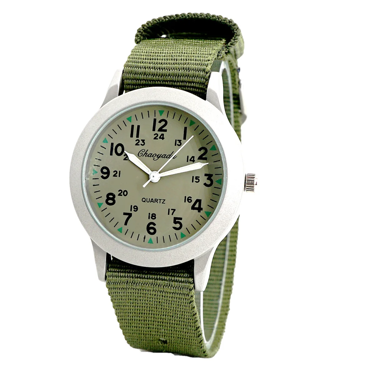 Brand Chaoyada High Quality Fashion Children Boys Girls Students Man Canvas Breathable Sweat-proof 24hours Sports Watches