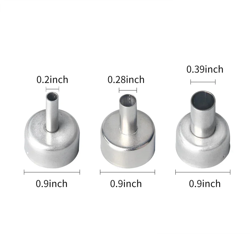 

Welding Nozzle For Hot Air Tips Stainless Steel Nozzles For 858 858D 868D Soldering Rework Station Multifunction Use Nozzle