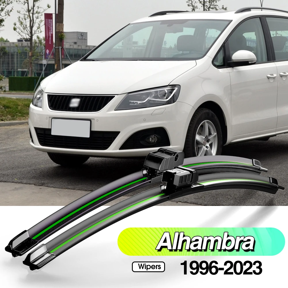 

For Seat Alhambra 7M 7N 1996-2023 2pcs Front Windshield Wiper Blades Windscreen Window Accessories 2004 2005 2008 2010 2012 2019