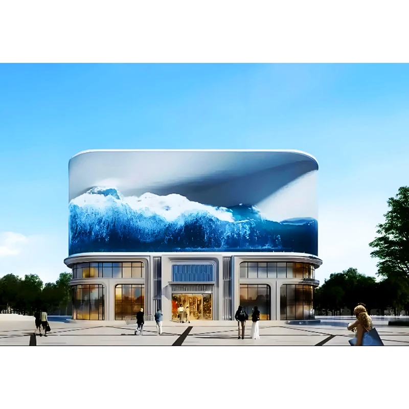 Waterproof Custom LED Displays 3D Advertising Billboard Video Wall Display Screen Outdoor Advertising-ScreensChip On BoardTransp