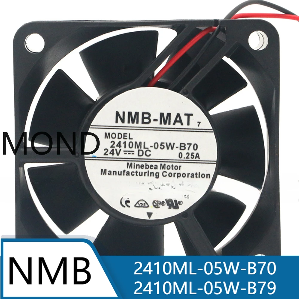 

2410ML-05W-B70 2410ML-05W-B79 Server Fan for NMB NMB-MAT CPU Power Radiator Supply Inverter Cooling Fan DC24V 6025 6CM New