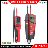 UNI-T Voltage Tester UT15C UT18C UT18D Voltage Detector Probes AC DC Digital Voltmeter 3 Phase Sequence Continuity Multimeter
