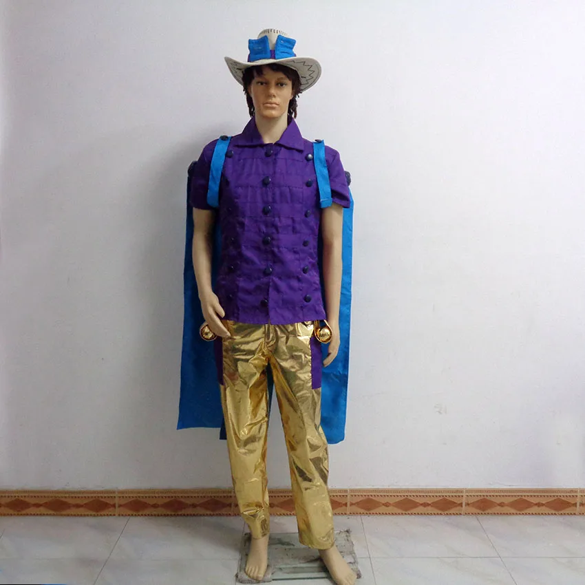 

Steel Ball Run Gyro Julius Caesar Zeppeli Cos Halloween Cosplay Costume Customize Any Size