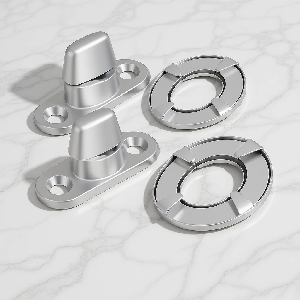 

Stainless Steel Eyelet and Screw Base Snap Fasteners 20 Sets for Boats Tarp Grommet Heavy Duty Turn Button Marine Latch Fixings