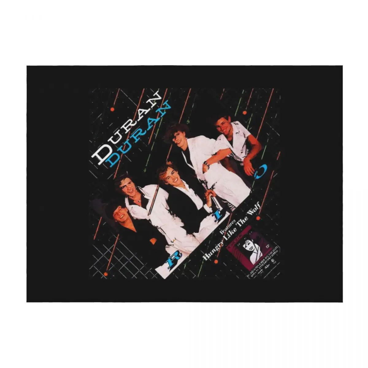

Duran Duran World Tour 1983-4 Throw Blanket Flannel Picnic Soft Extra Large Throw Blankets