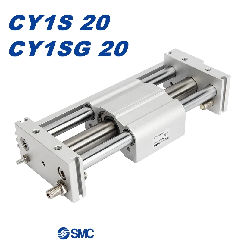 

CY1S CY1SG CY1S20 CY1SG20 Magnetically Coupled Rodless Cylinder Slider Type Slide Bearing CY1S20-50Z CY1SG20-100Z CY1S20-150Z