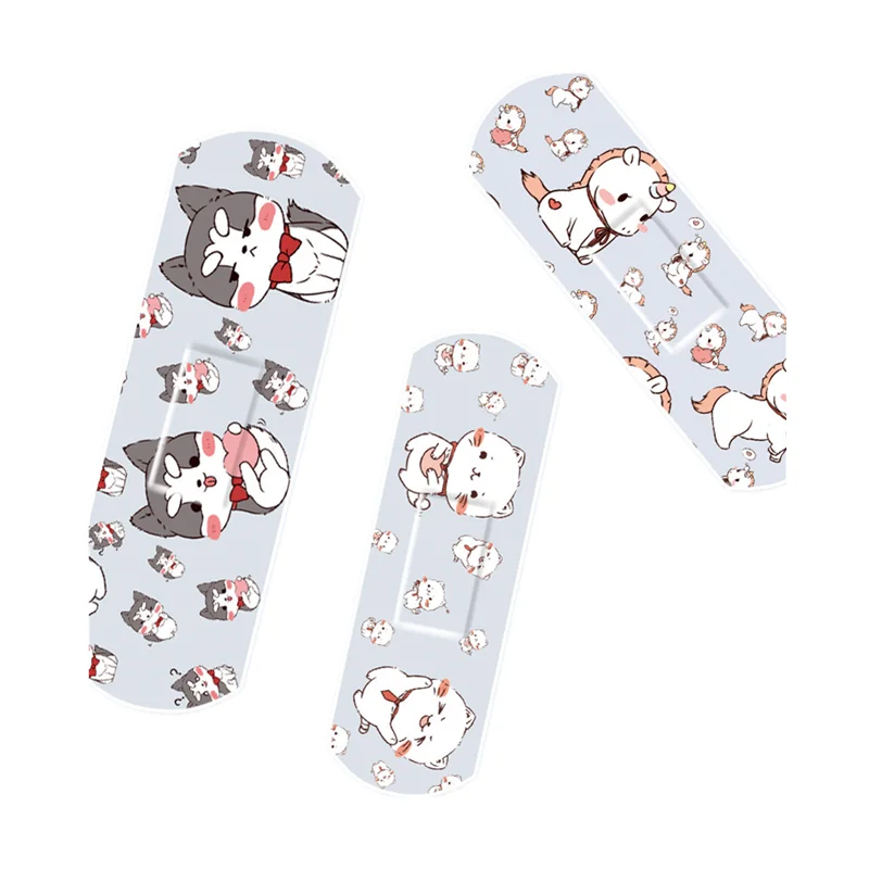 120pcs/set Cartoon Skin Patches Band Aid for First Aid Wound Dressing Plaster Kawaii Adhesive Bandage  Strips