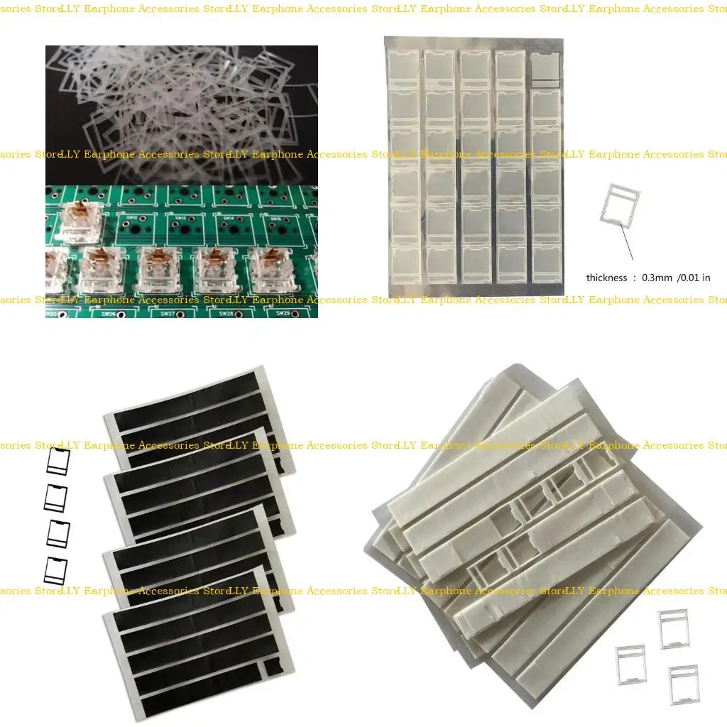 

462E 120Pcs Switches Film Interaxial Paper Structure for Mechanical Keyboards Switches