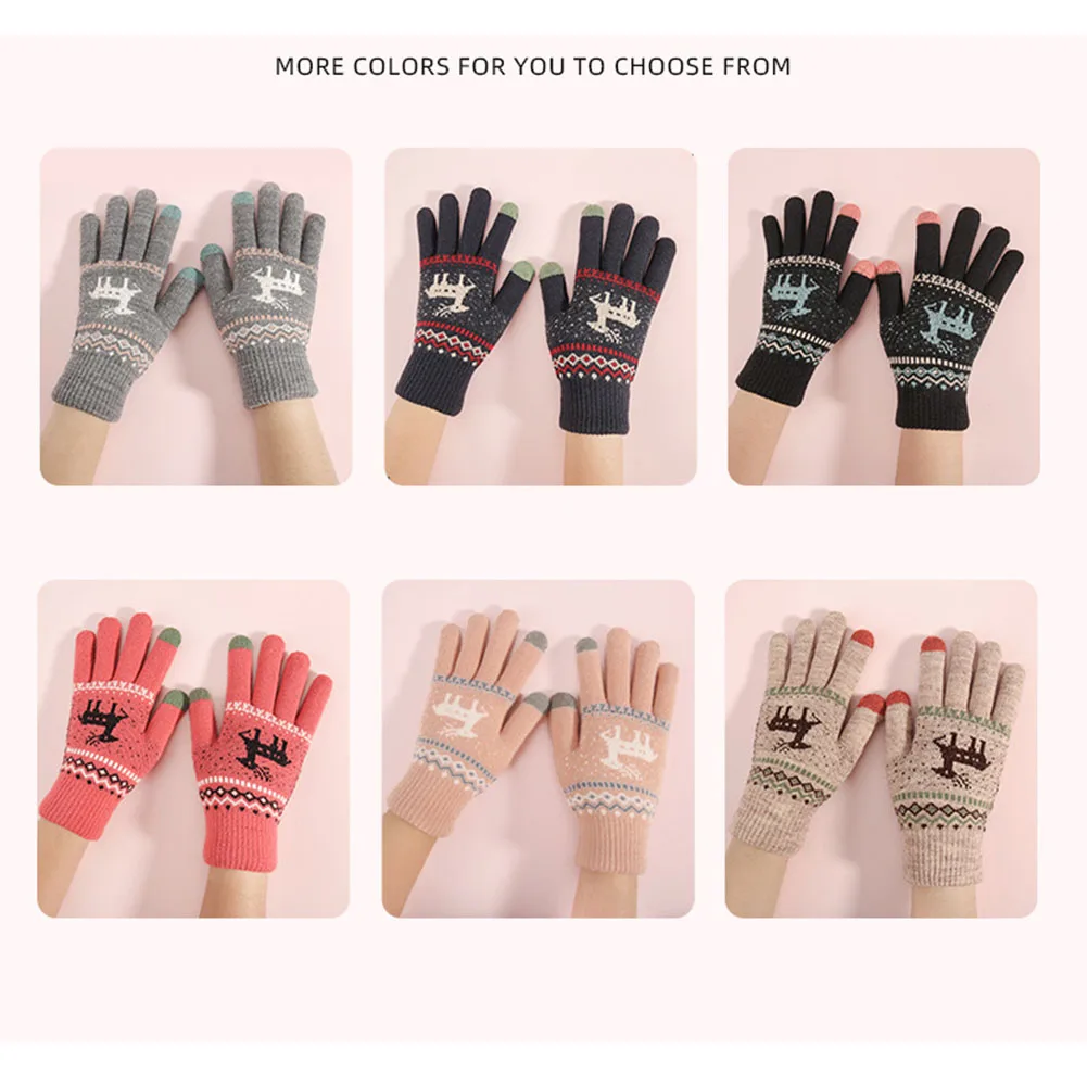 아늑한 핸드웨어 크리스마스 장갑 겨울 패션 축제 디자인 활동에 실용적인 가볍고 유연함