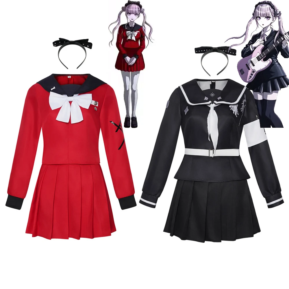 Tsukumo Yoko Cosplay Costume 100 Day War JK School Combat Uniform Women Anime Stage Outfit