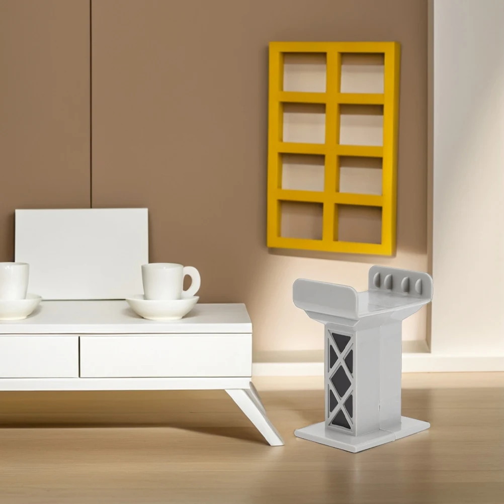 อุปกรณ์เสริมรางรถไฟ 12 ชิ้น บล็อกระดับสูง ตัวรองรับหลายระดับสำหรับการสร้างรางรถไฟ ใช้ได้กับแบรนด์หลักทุกยี่ห้อ