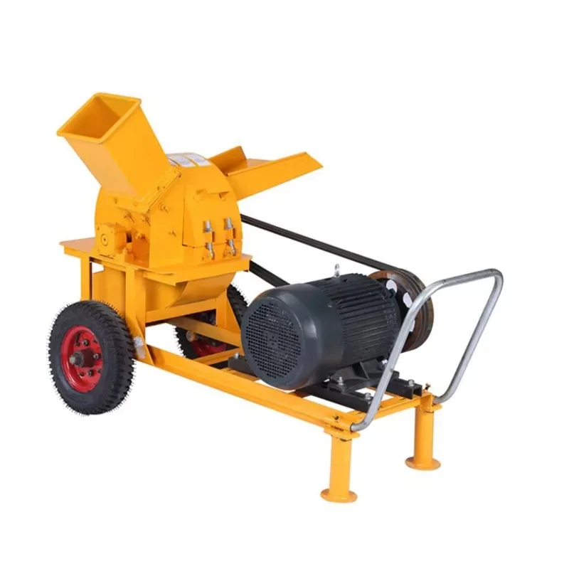 Small Mobile Wood Crushing Machine Wood Branch Crusher
