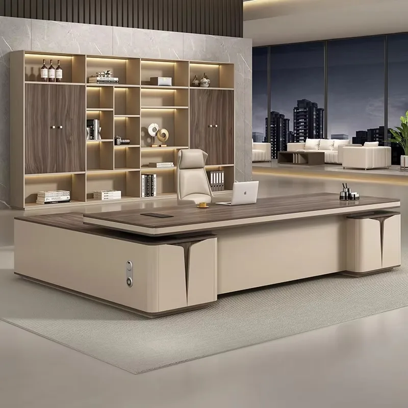 Strong Cheap Executive Desk Drawers Black Wooden Modern Drawers Office Desks Luxury Large Scrivanie Da Ufficio Furniture