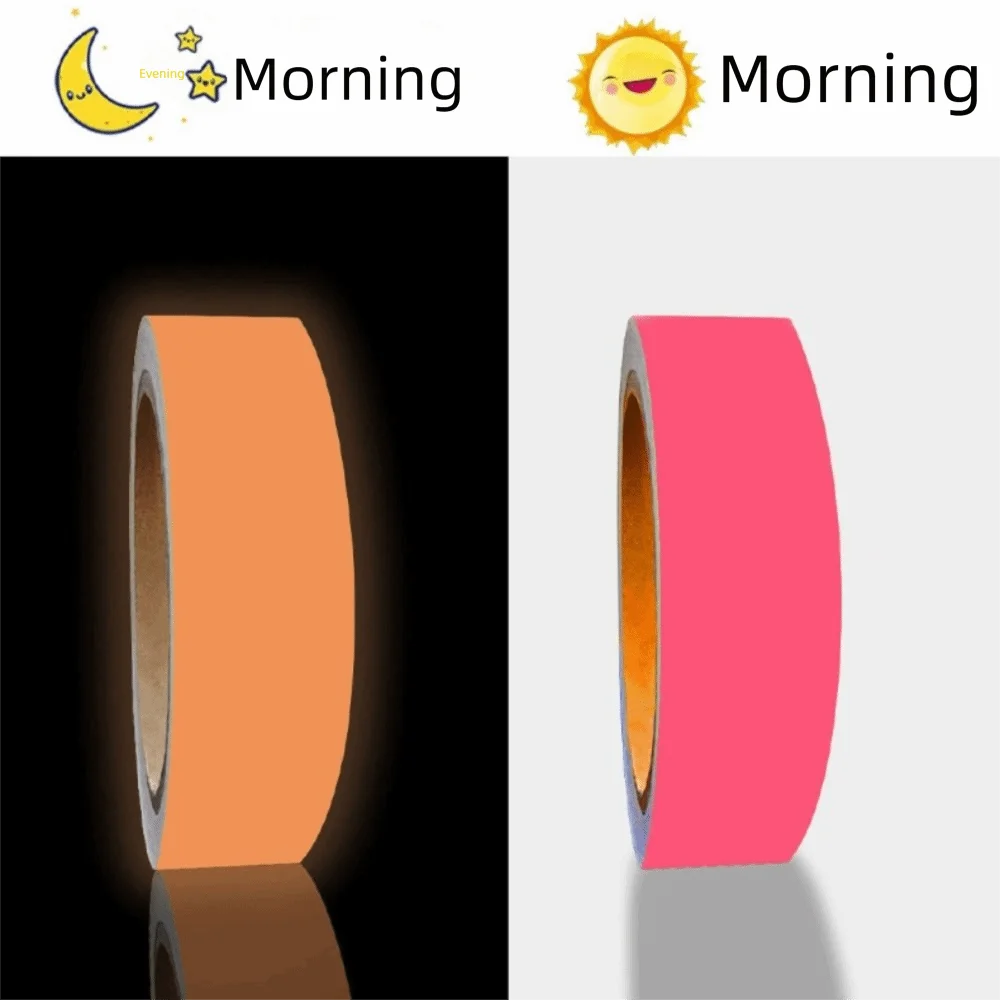 Waterproof Self-Adhesive Luminous Tape Glow in Dark Self-Adhesive Safety Warning Tape Fluorescent Glow Stickers