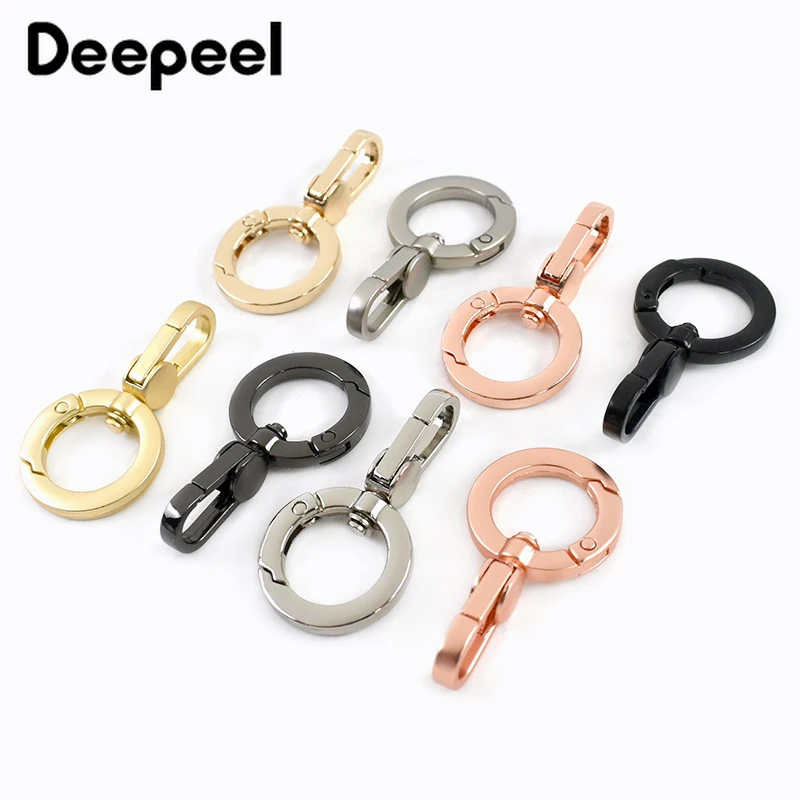 

5/10/20Pcs 17mm Metal Buckles O Ring for Pet Collar Swivel Lobster Buckle Carabiner Clip Keychain Snap Hook Hardware Accessories