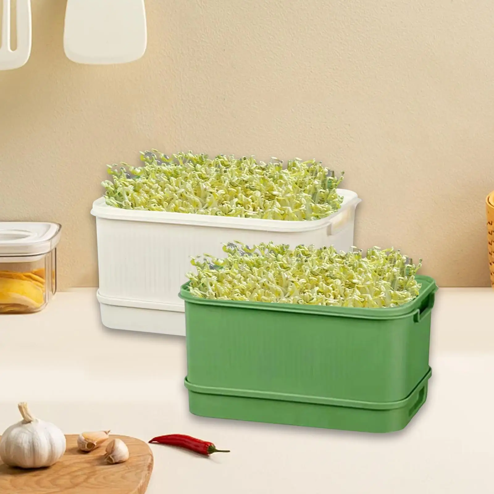 

2x лоток для ростков, контейнер для посадки, коробка для выращивания растений, многоразовый набор для выращивания, стартовый лоток для офиса, в помещении, в саду, на открытом воздухе