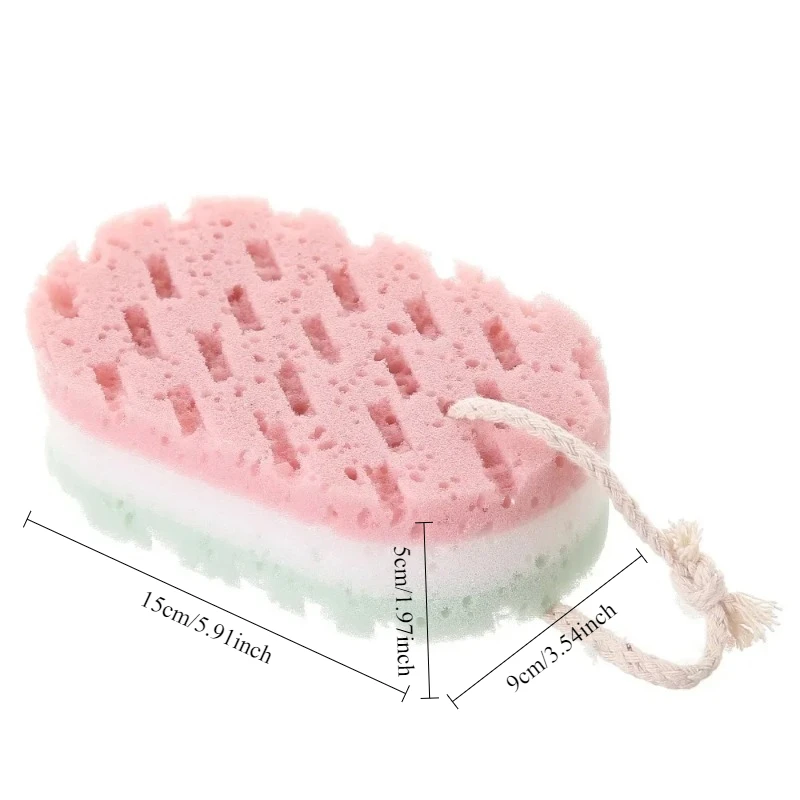 منشفة حمام إسفنجية، فرشاة تدليك لتنظيف الجسم، منشفة تنظيف عميقة، مقشر للبشرة، ملحقات دش للعناية بالبشرة
