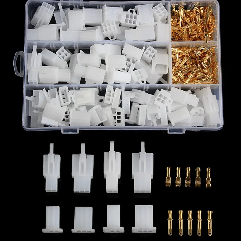 Car Motorcycle 580/380/200Pcs Electrical 2 3 4 6 9Pin Male Female Terminals Automotive 2.8 Plug Kit Boat Wire Connector Terminal